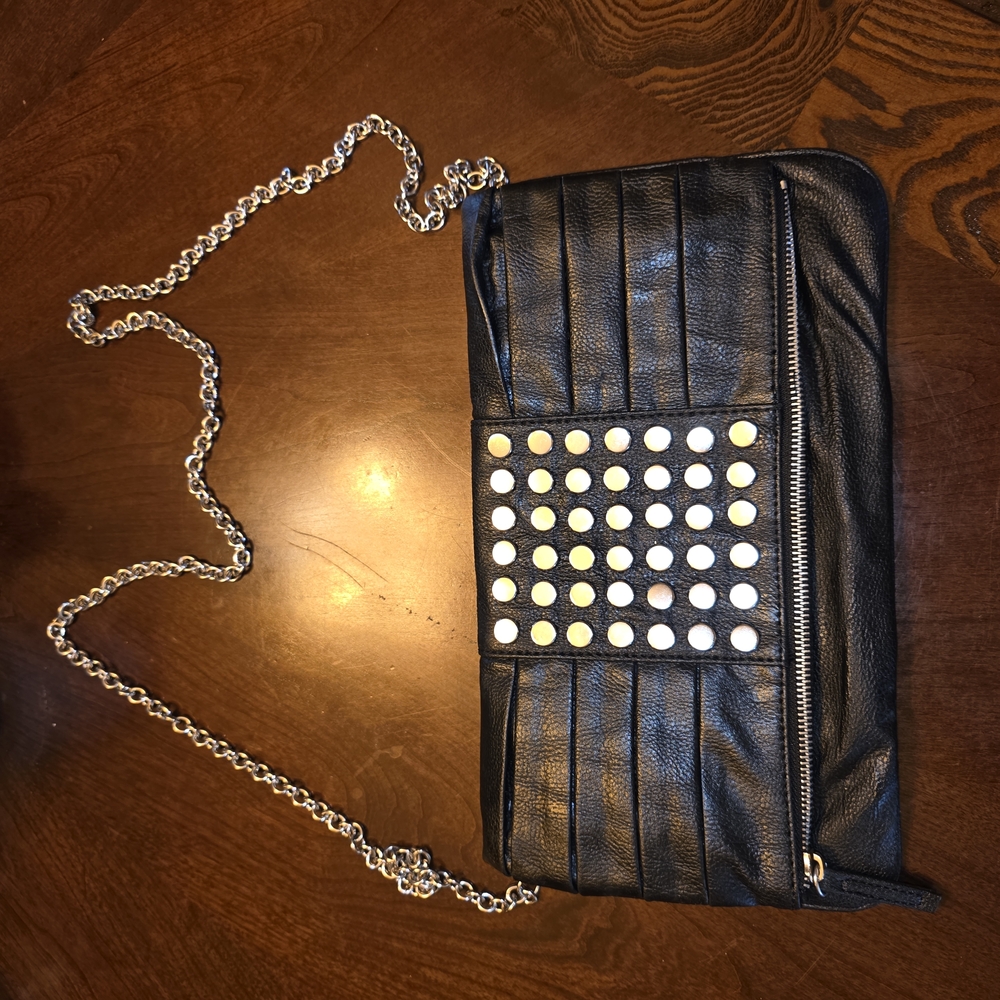 Aldo Black Quilted Chain Shoulder Bag